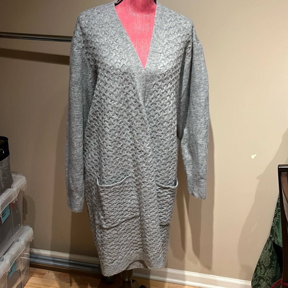 26/28 Lane Bryant Long open sweater cardigan